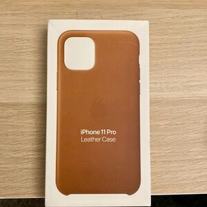 Apple leather case for IPhone 11 Pro. NWT